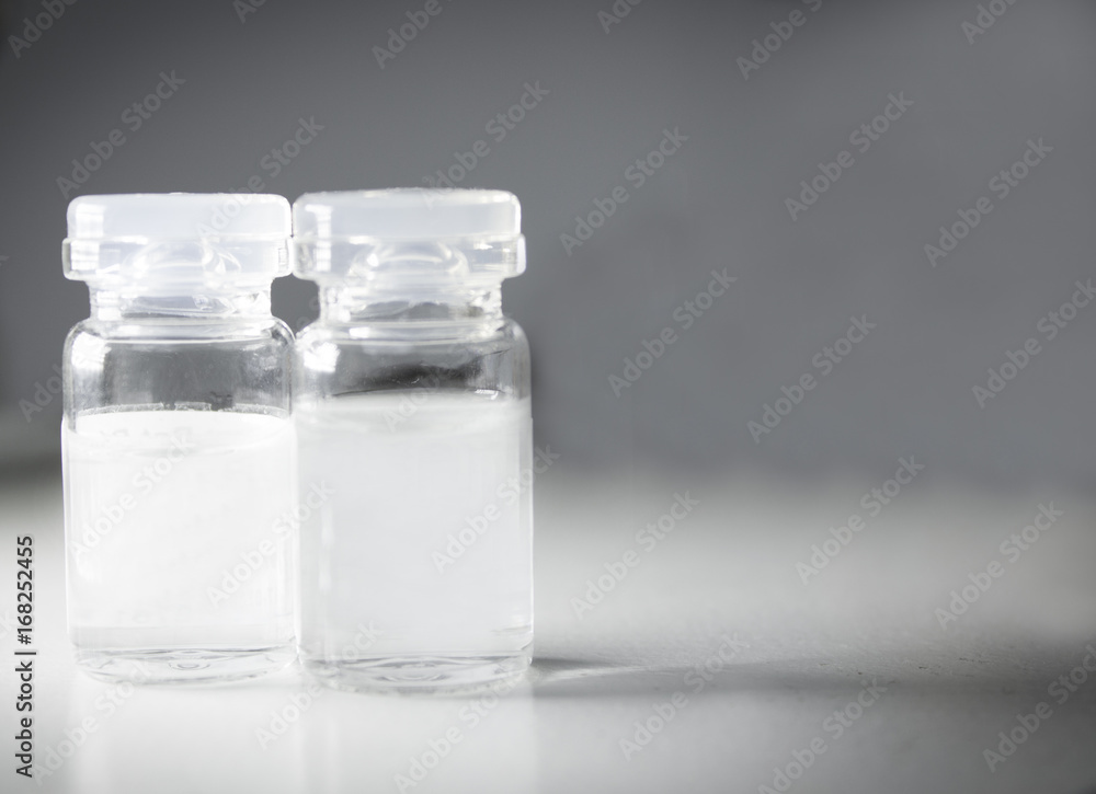 Vial with medicine for animals Vial with medicine for animals