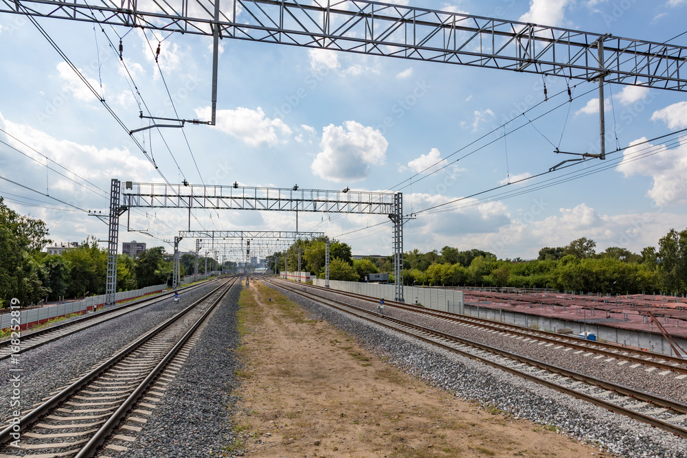 Railway in the city limits for high-speed passenger transport
