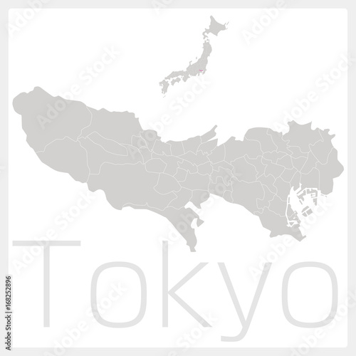 東京都の地図