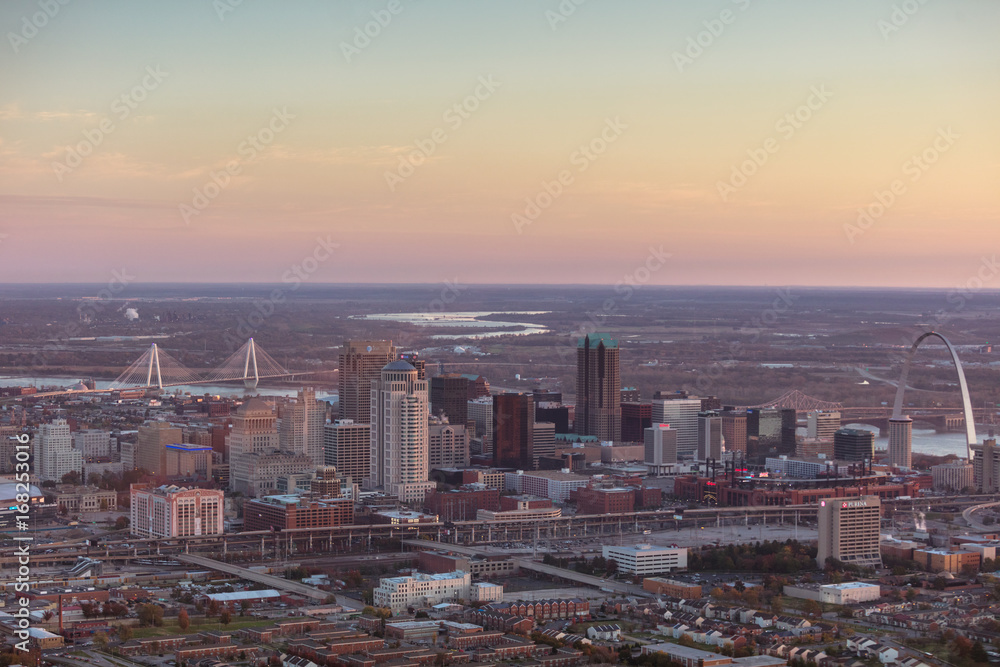 St. Louis, Missouri Skyline