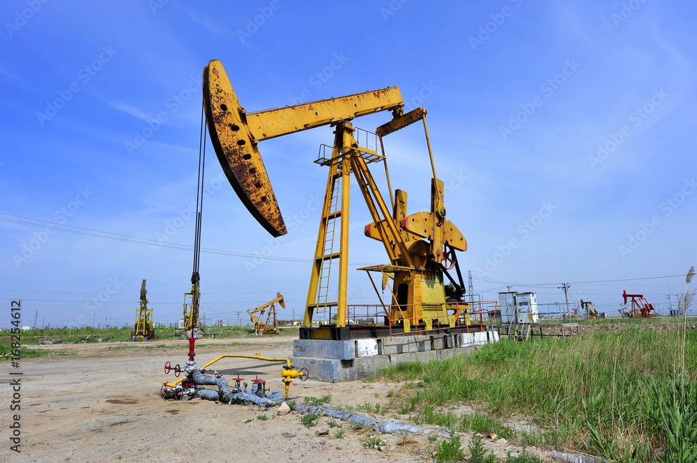 Fototapeta premium The oil pump