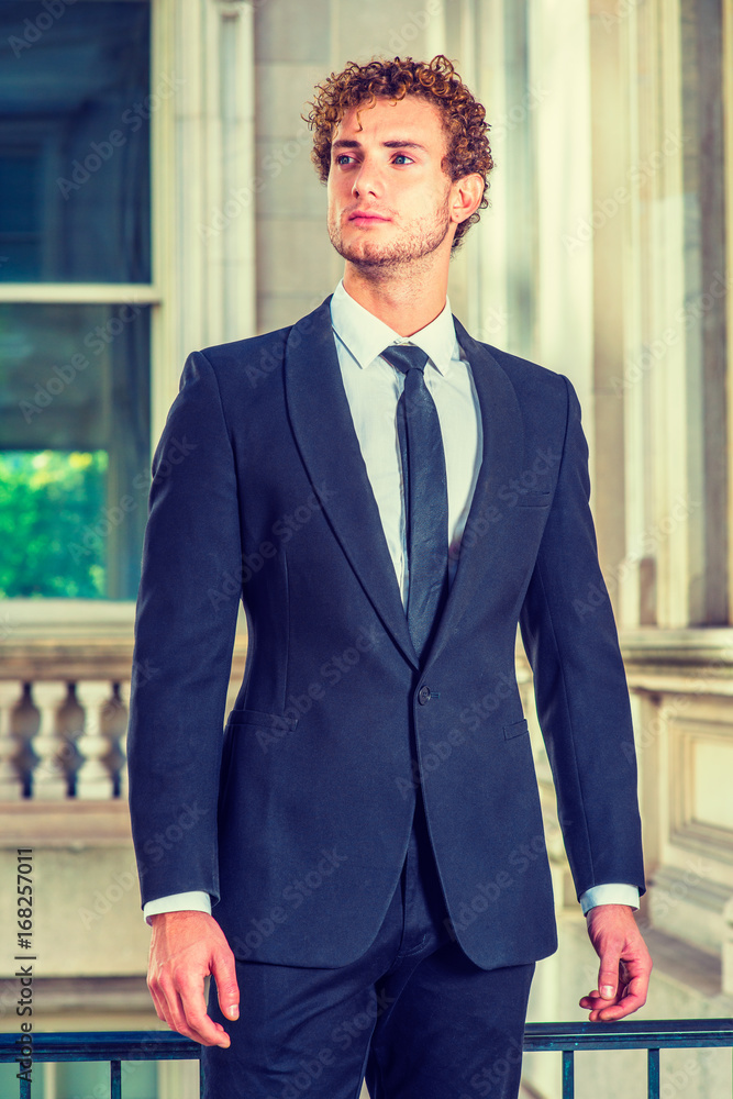 Portrait of Young Businessman in New York Portrait of Young Businessman in New York