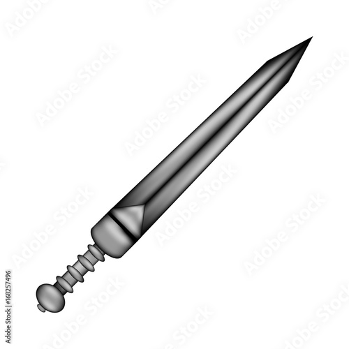 Gladius swords sign icon.