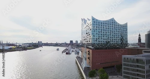 Hamburg Hafencity Aerial View 