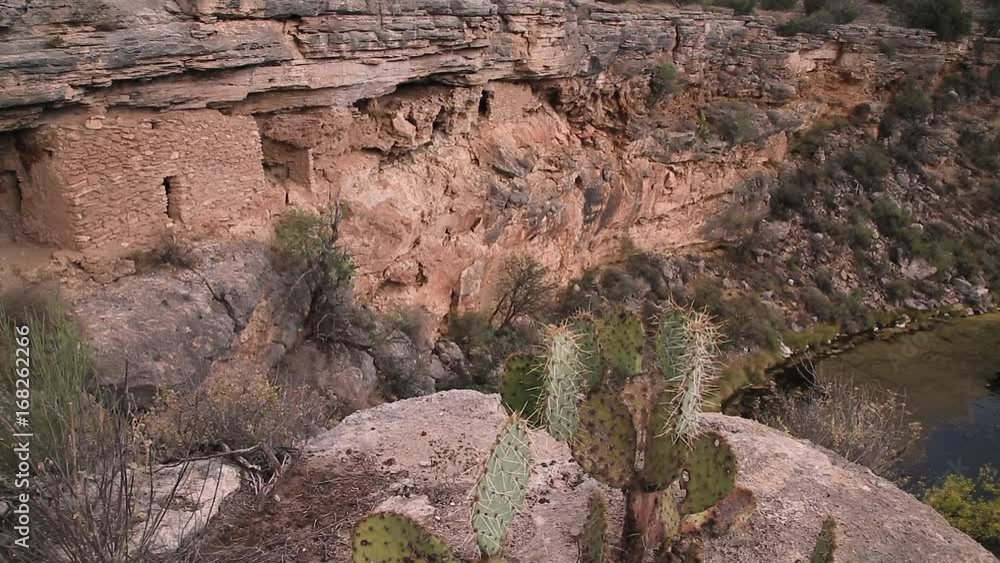 Ruins of pre historic dwellings are scattered in the rim of the