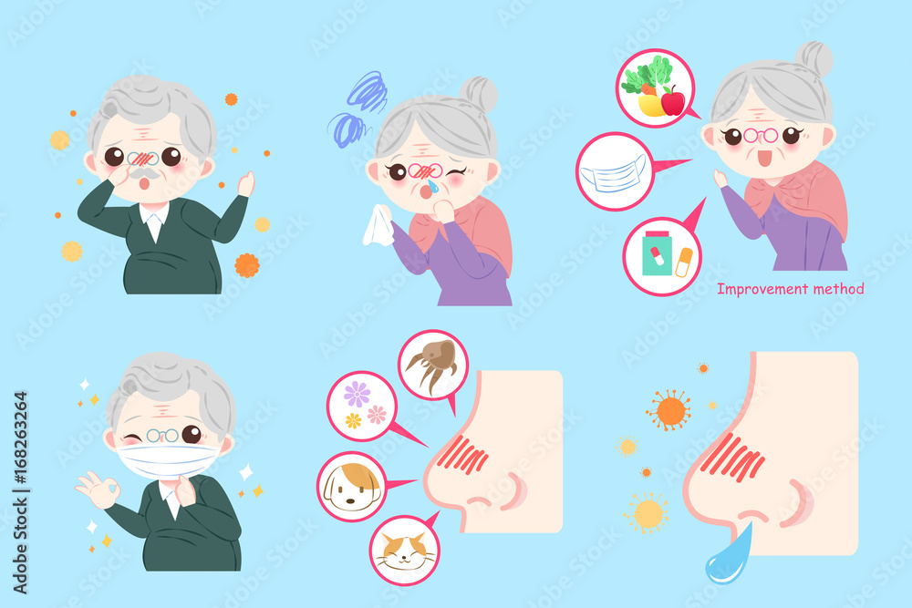 old peopele with nose problem old peopele with nose problem