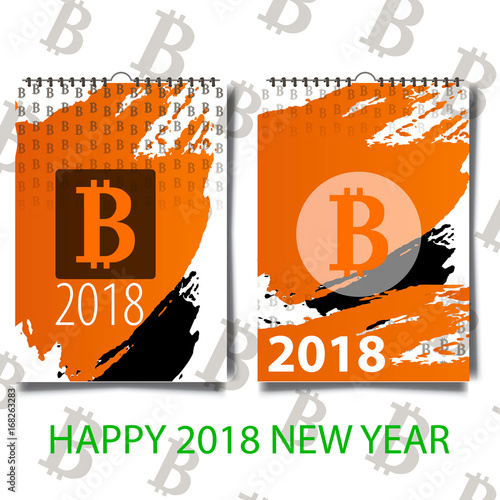 Bitcoin Table flat vector icon. Colored bitcoin table gray, black, blue, green icon variants. Flat icon style fordesign. photo