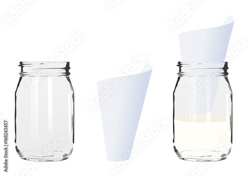 Sugar Water Trap in Mason Jar