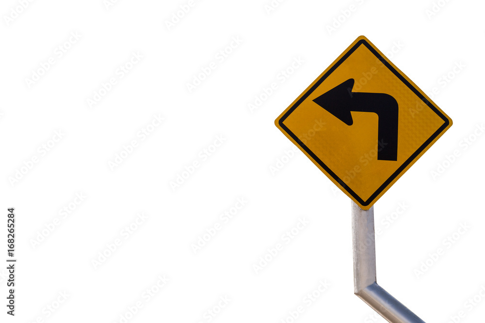 Traffic Signs on white background isolated Traffic Signs on white background isolated