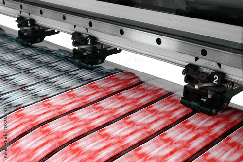 Bilde på lerret Large printer format inkjet working