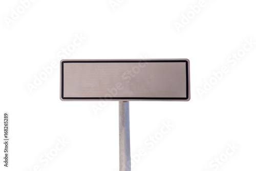 Traffic Signs on white background isolated