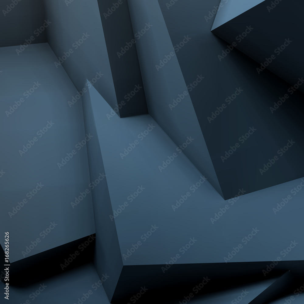 Abstract geometric background with overlapping cubes Abstract geometric background with overlapping cubes