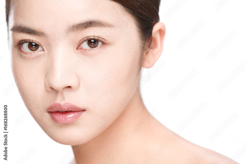 The young woman makeup portrait The young woman makeup portrait