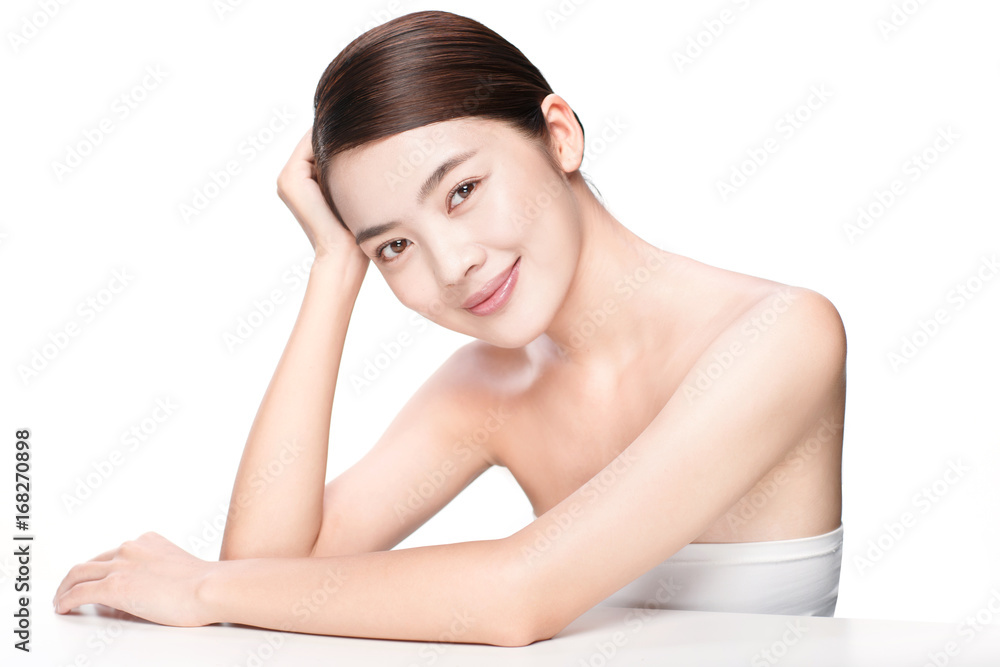 Studio portrait of beautiful young woman Studio portrait of beautiful young woman