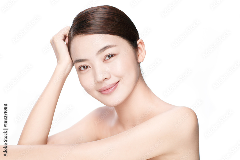 Studio portrait of beautiful young woman Studio portrait of beautiful young woman