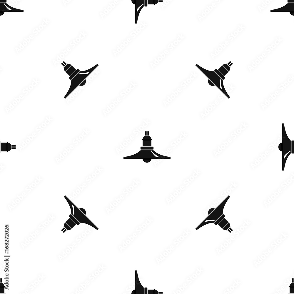 Hanging lantern pattern seamless black Hanging lantern pattern seamless black