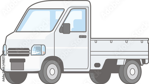 Illustration of light car truck