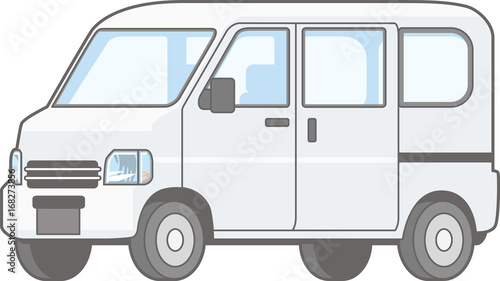 Illustrations of mini car vans