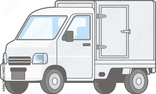 Illustration of light car insulated car
