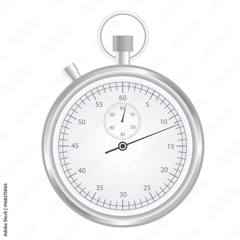 Stopwatch on a white background. Vector illustration. Stopwatch on a white background. Vector illustration.