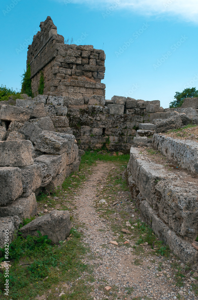 Ancient Side city agora. Side, Turkey Ancient Side city agora. Side, Turkey
