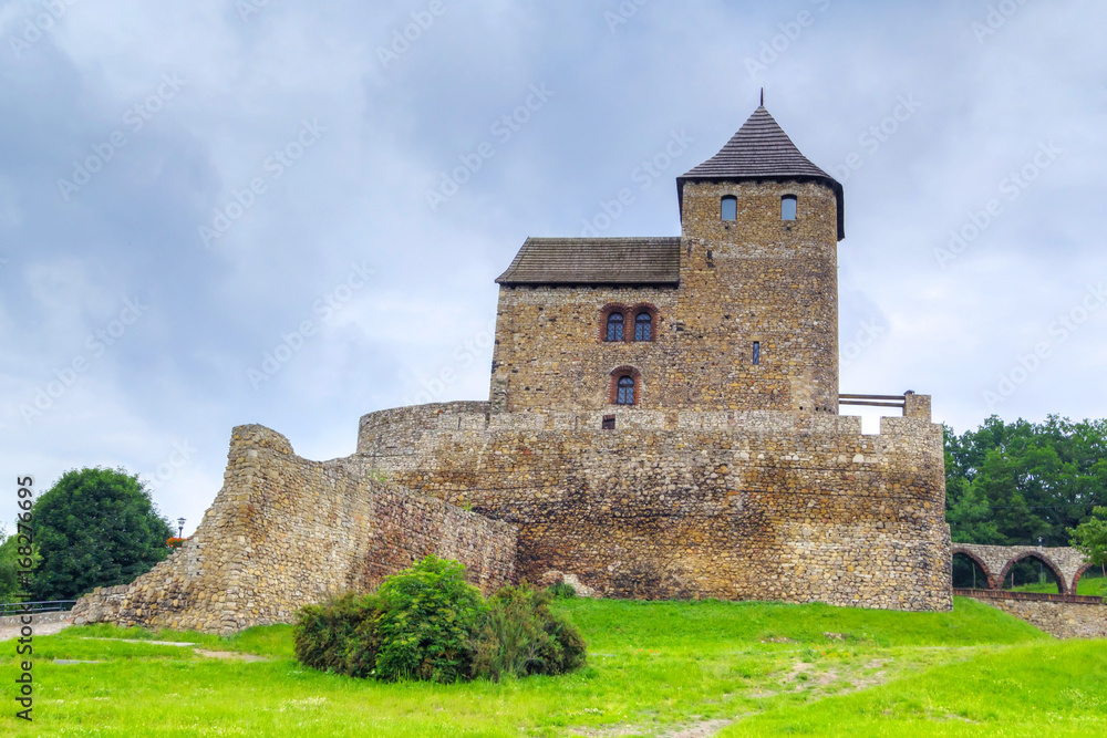Medieval 14th century castle in Bedzin, Poland