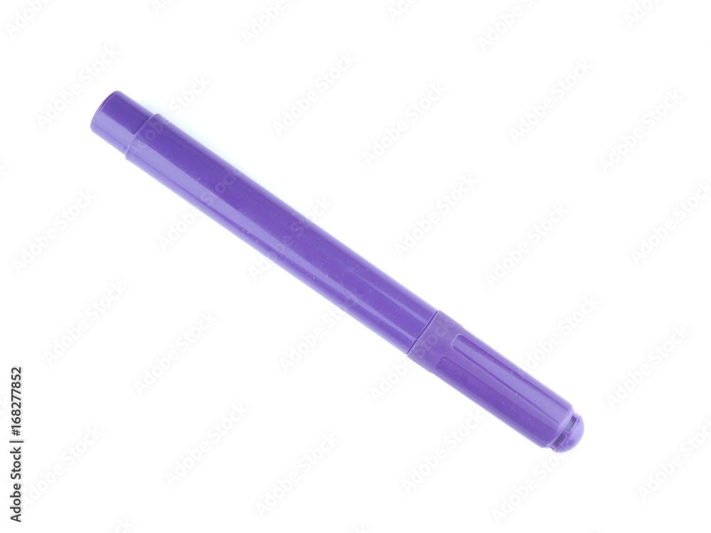 Markers on white background Markers on white background