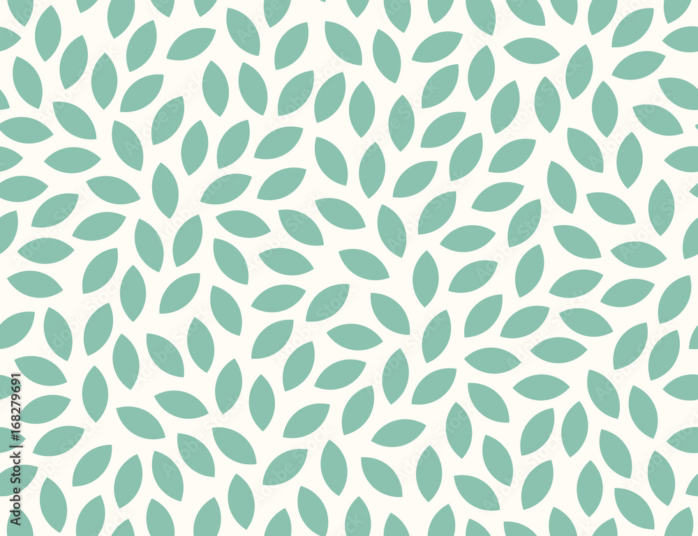 Leaves Pattern. Endless Background. Seamless