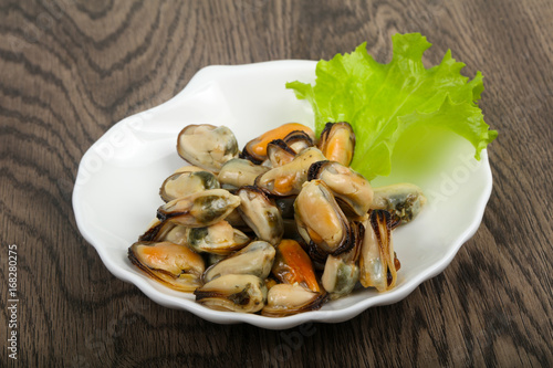 Pickled mussels