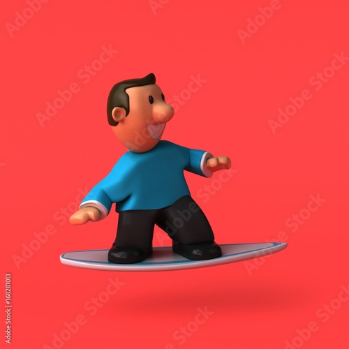 Cartoon character - 3D Illustration