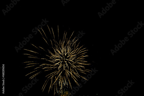 Fireworks from ancient town of Nessebar