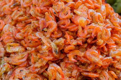 Dried shrimp is shrimp that has been sun-dried. It is used as in various Thai recipes and also extensively used in Chinese and Southeast Asian Asian food