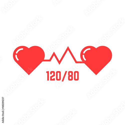 simple blood pressure icon