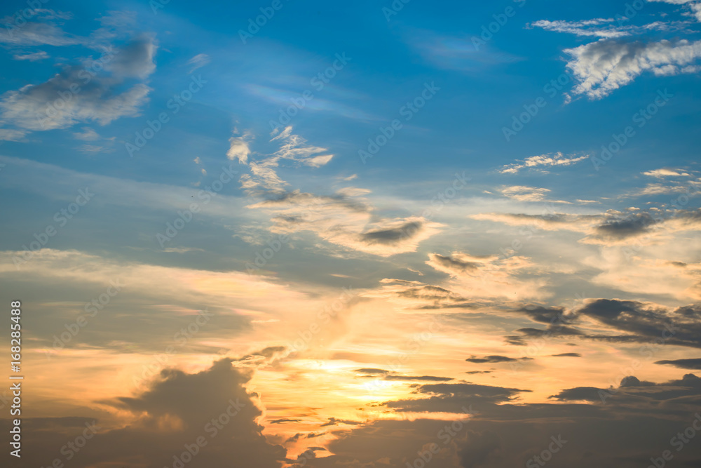 Fototapeta premium Sunset sky