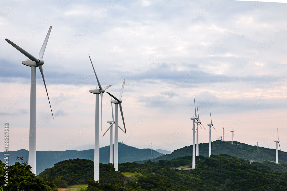 wind power generation.