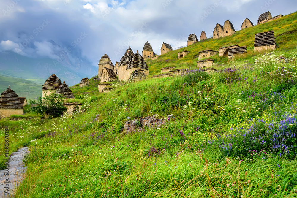 Ancient Alanian necropolis in North Ossetia