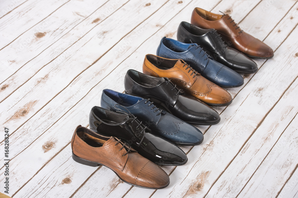 Men shoes collection - different models and colors Men shoes collection - different models and colors
