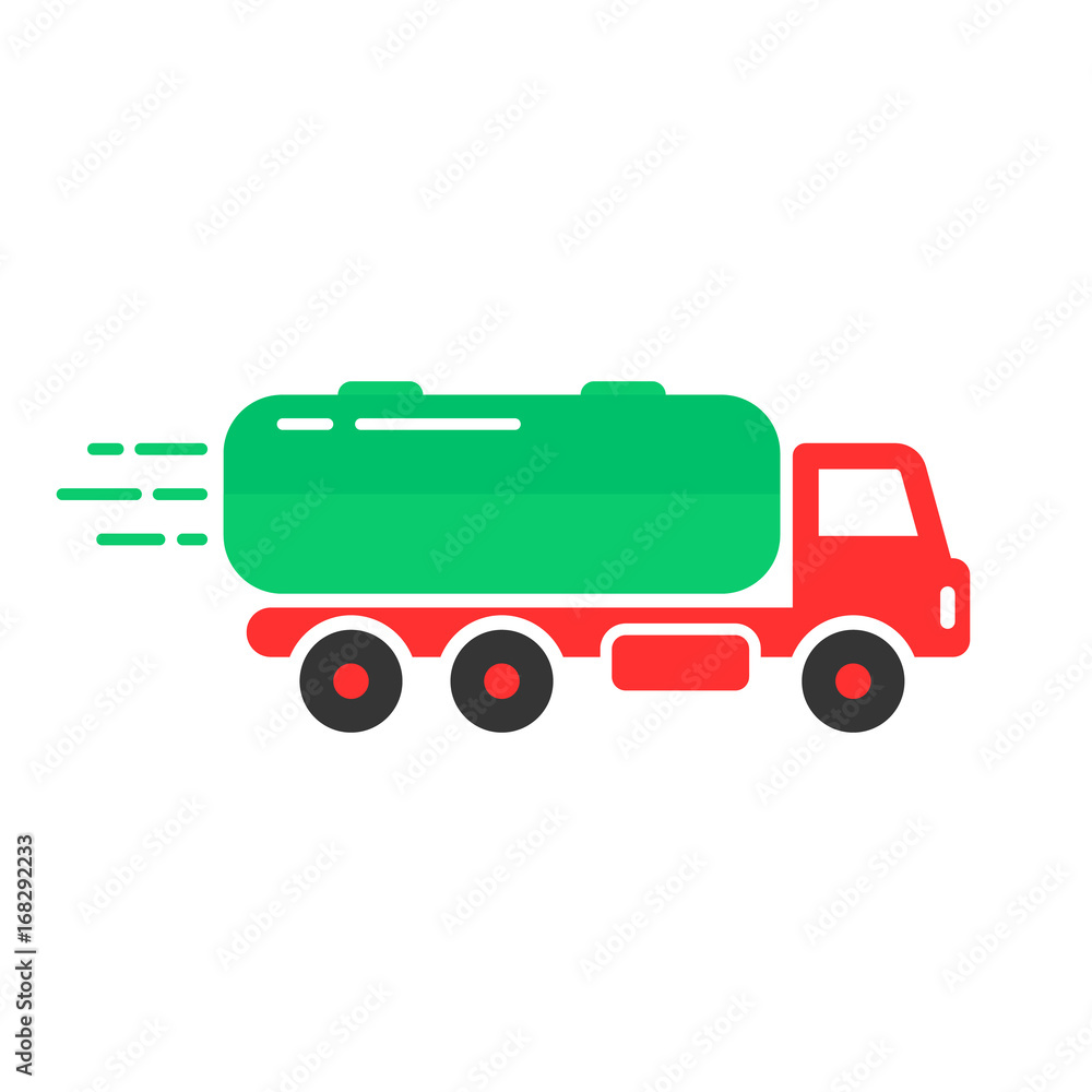 Fototapeta premium colored tank car icon