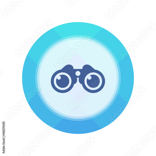 Paper Flat Cirlce Button