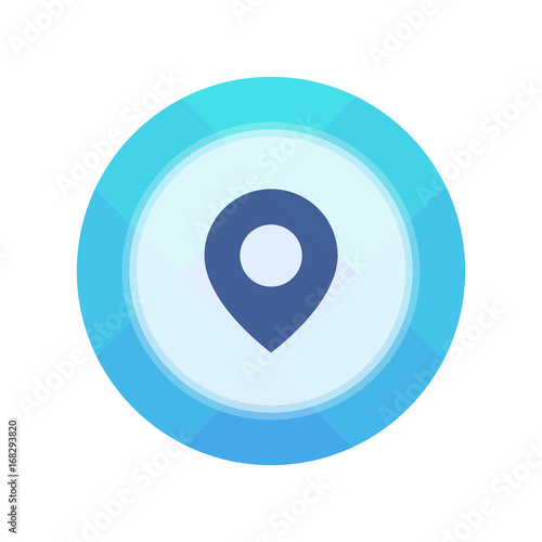Paper Flat Cirlce Button