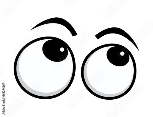 Staring Cartoon Eyes
