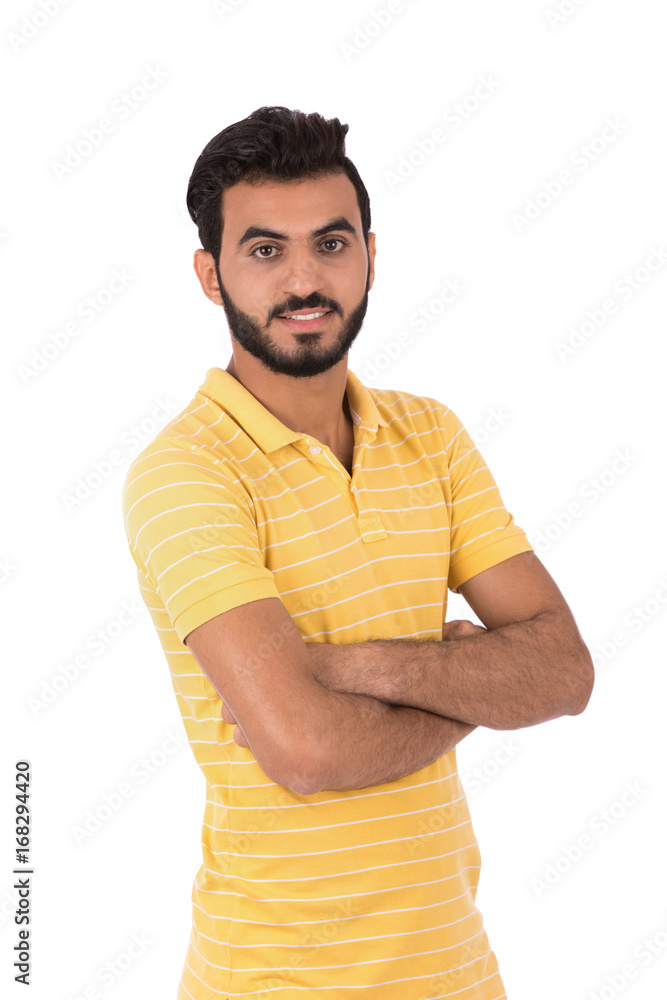 Obraz premium Smiling young man