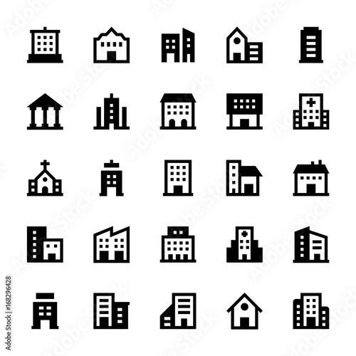Buildings Vector Icons 2