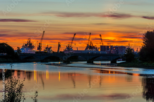 Sunrise at Aberdeen.