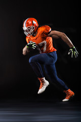 American football sportsman player
