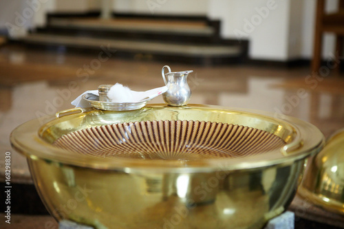 Baptismal font.