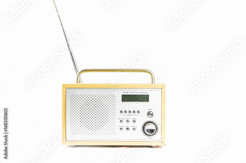 Porable DAB Digital radio front view photo