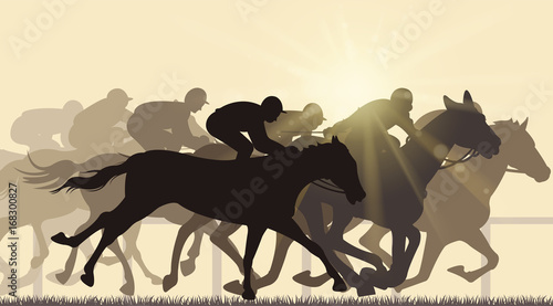 finishing horse racing