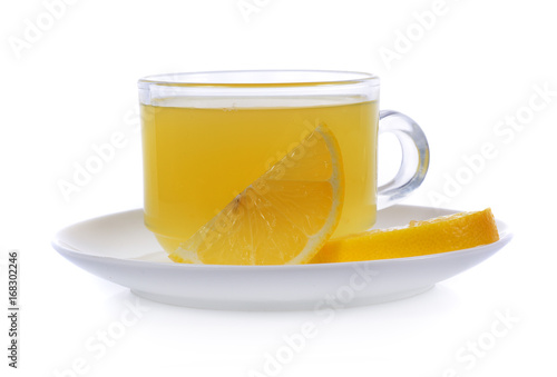 Lamon and Lemonade isolated on white background