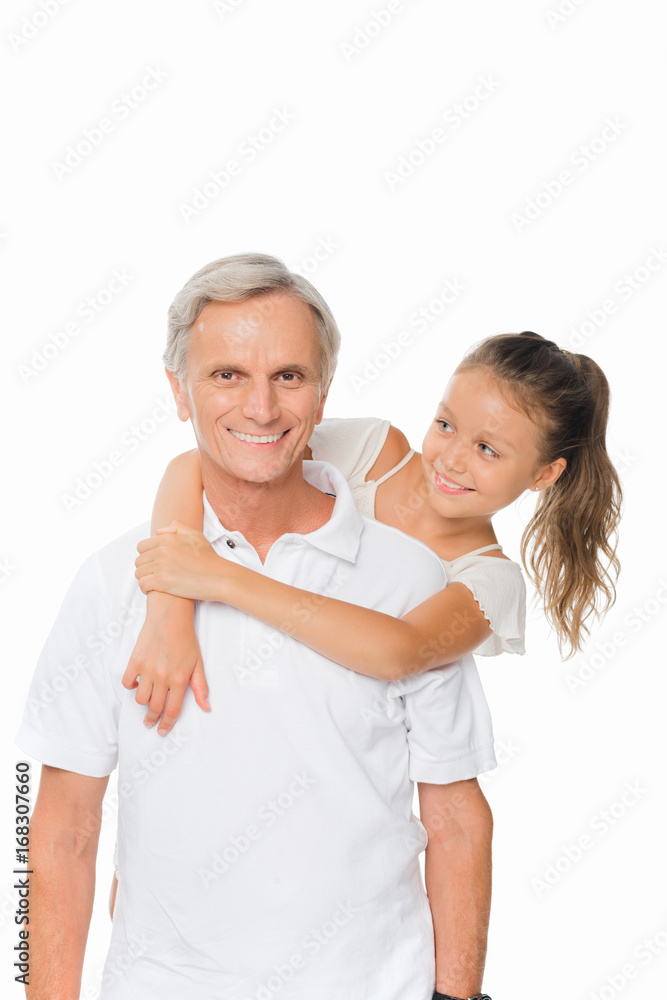 grandfather and granddaughter grandfather and granddaughter